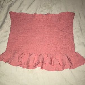 strapless shirt forever 21